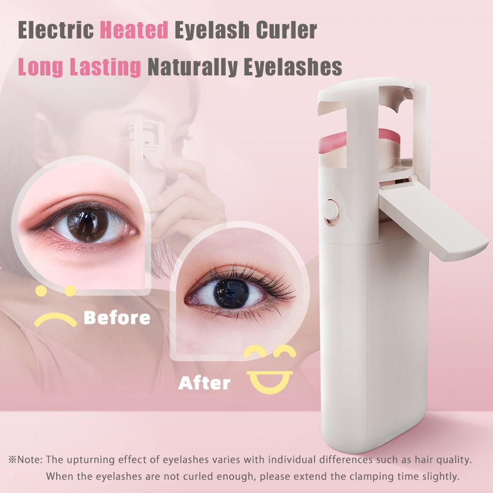 Electric Heated Eyelash Curler for Stunning Curled Lashes