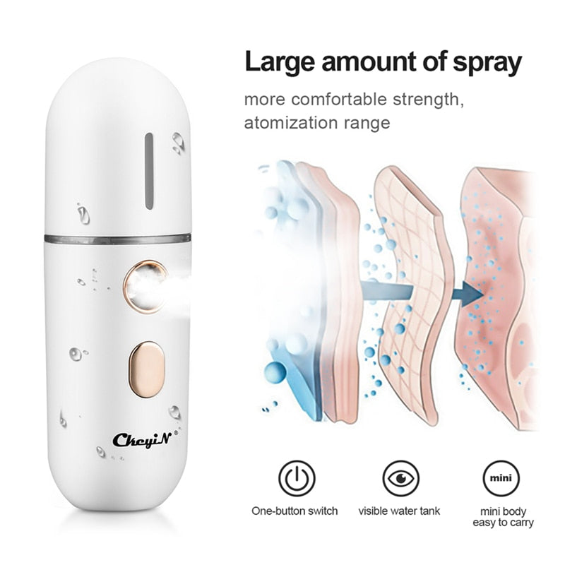 Mini Facial Steamer Mist Sprayer