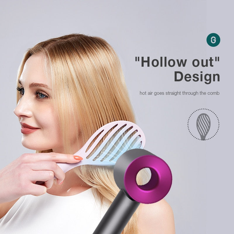 Hollow Out Hair Brush Scalp Massage Comb for hair care