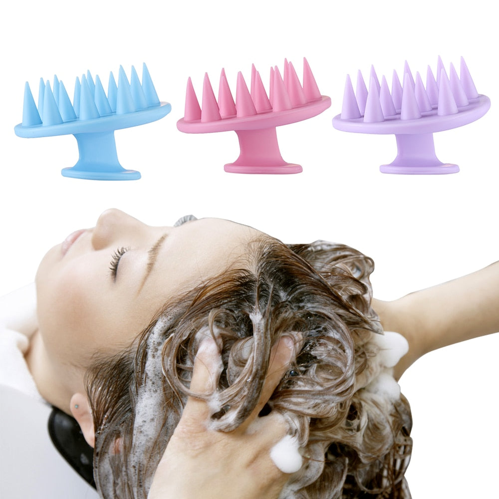 Silicone Shampo Scalp Hair Massager