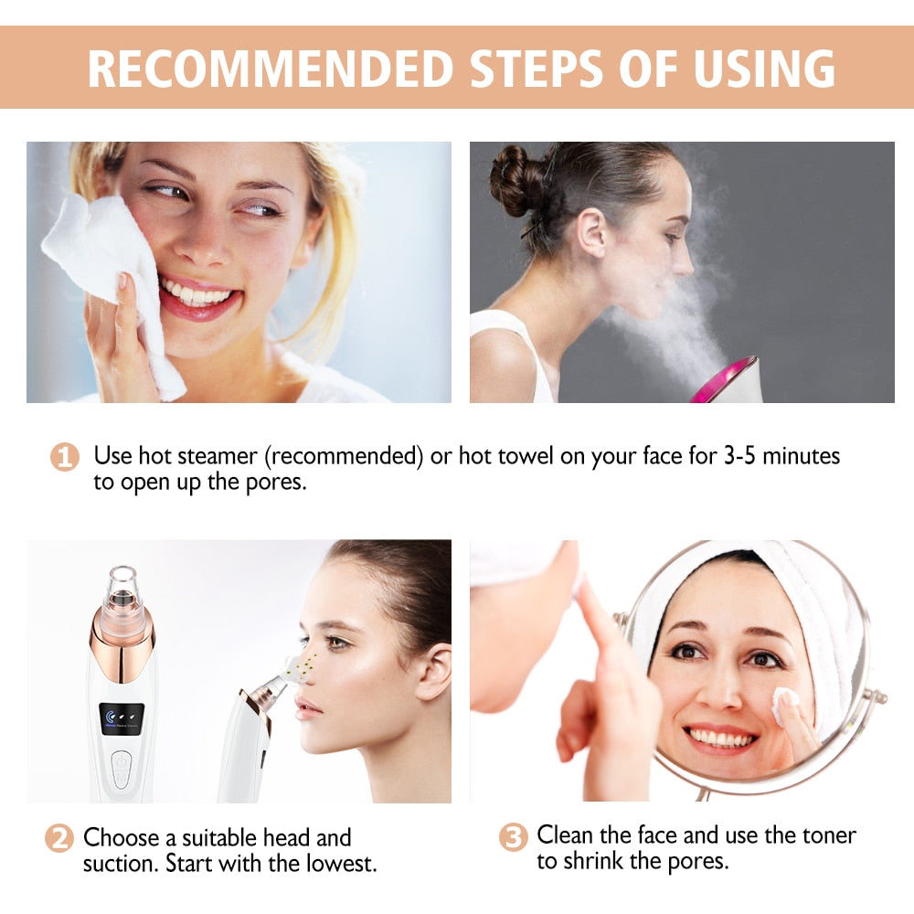 Electric Blackhead Remover for smooth, clear skin