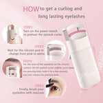 Electric Heated Eyelash Curler for Stunning Curled Lashes