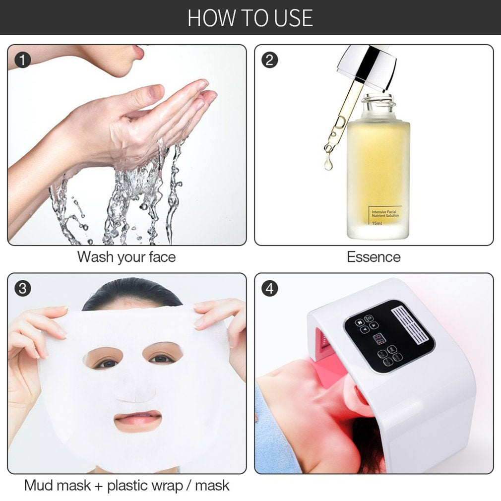 7 Color LED Mask for skin rejuvenation and therapy