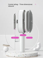 One Button - Self Cleaning Hair Brush