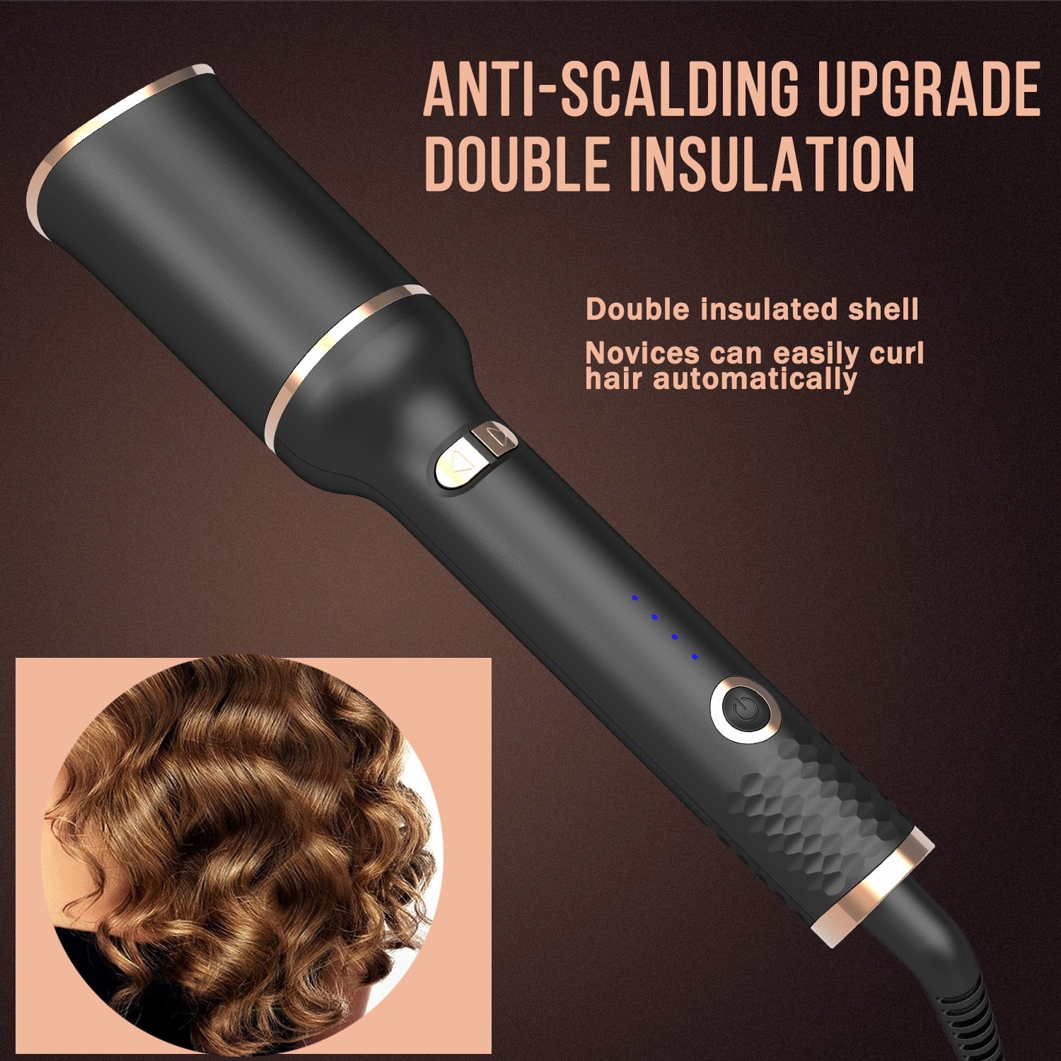 Auto Rotating Ceramic Hair Curler for effortless styling