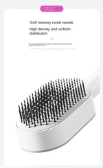 One Button - Self Cleaning Hair Brush